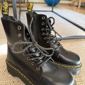 Dr. Martens Black Jadon platform boots